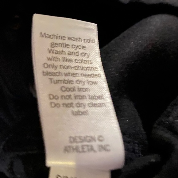 ATHLETA ZIPPER FRONT PANTS IN SIZE 8, EUC, Black - Picture 3 of 5